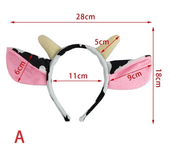 Ali Express Apparel & Accessories Cow Ears Headband
