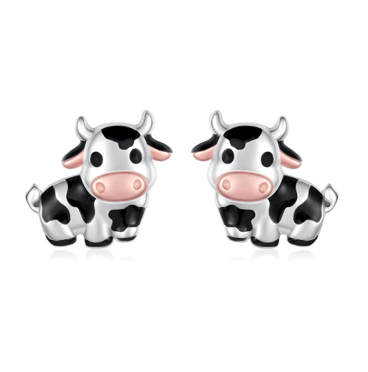 Ali Express Earrings Cow Stud Fashion Earrings