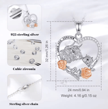 ALibaba Necklace Highland Cow Necklaces Sterling Silver Beautiful Gifts!