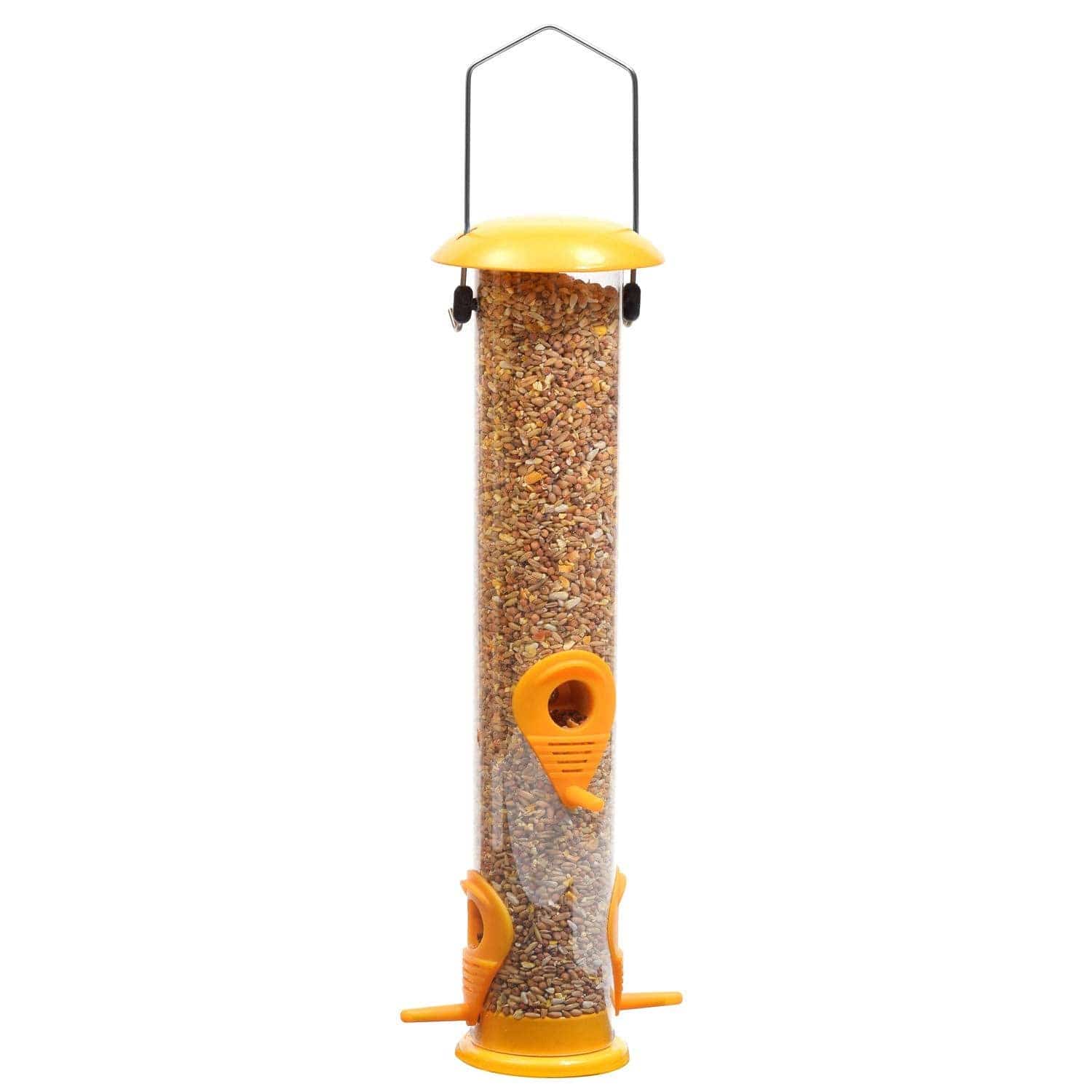 Ashman Online Green / 2 Ashman Online - Ashman Bird Feeder, Metal Top and Bottom, Spacious Design, Attractive & Long Lasting