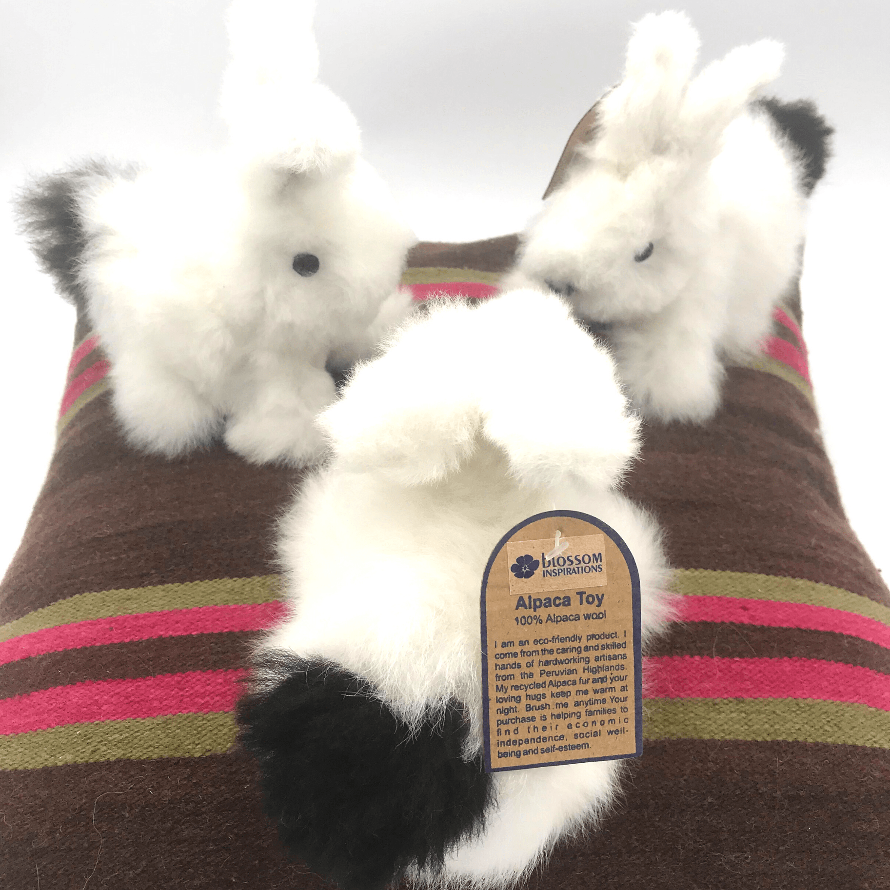Blossom Inspirations Stuffed Animals Little Rabbit Alpaca Fur Toy