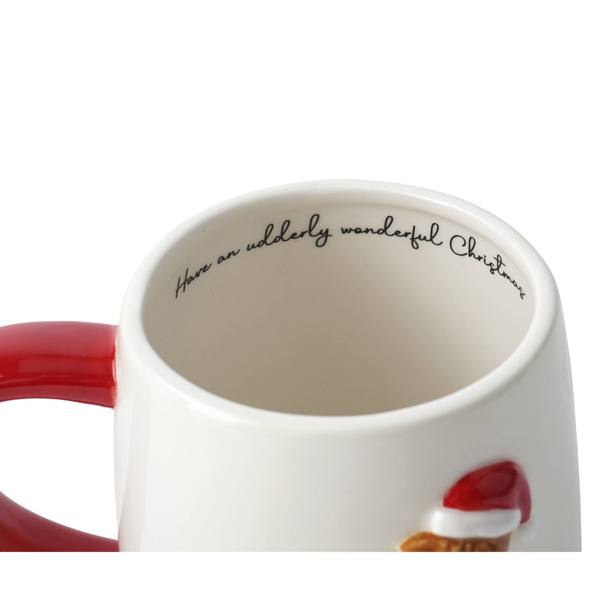 CGB Giftware CGB Giftware - Bramble Farm Christmas Highland Cow Mug In Gift Box