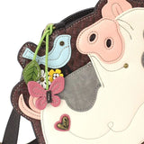 Chala Vegan Spotted Pink Pig Chala Purse