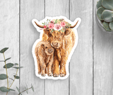 Expression Design Co Expression Design Co - Cow & Calf Vinyl Sticker