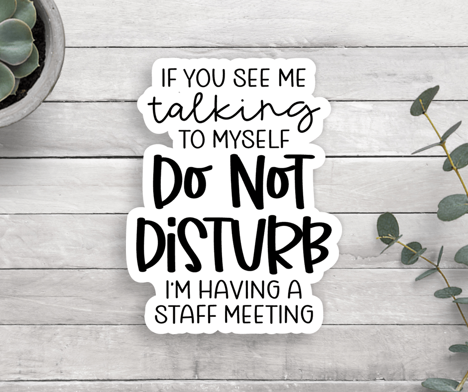 Expression Design Co Expression Design Co - Do Not Disturb Vinyl Sticker