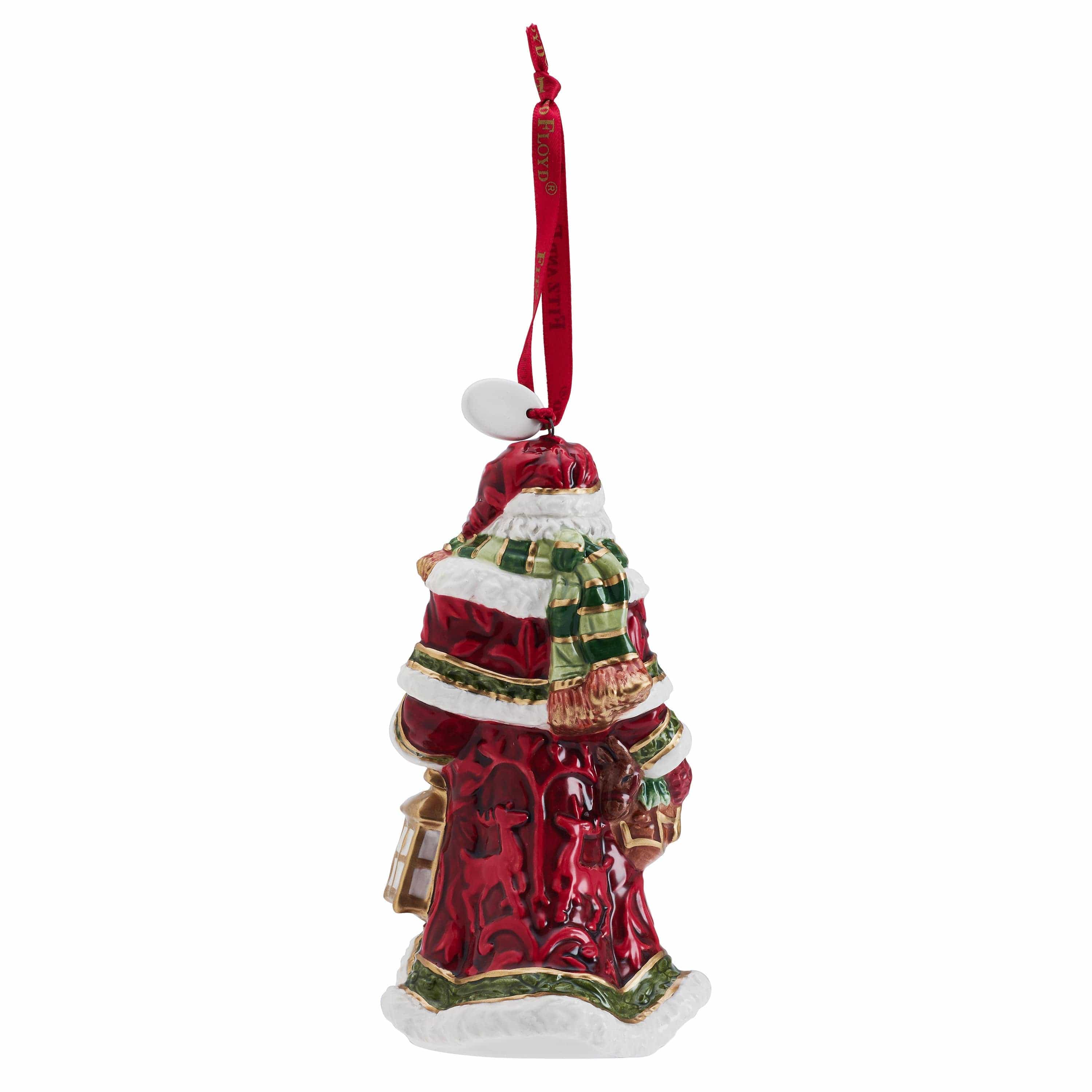 Fair-Fitz and Floyd® Mikasa® Pfaltzgraff® christmas ornaments Fitz & Floyd Telluride 2024 Dated Santa Bell Ornament, Gift Boxed Fitz and Floyd® Mikasa® Pfaltzgraff® -