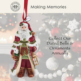 Fair-Fitz and Floyd® Mikasa® Pfaltzgraff® christmas ornaments Fitz & Floyd Telluride 2024 Dated Santa Bell Ornament, Gift Boxed Fitz and Floyd® Mikasa® Pfaltzgraff® -