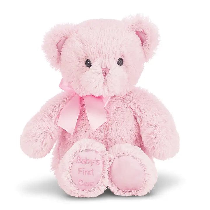 FAIRE: Bearington Collection Pink Baby's 1st Bear Pink or Blue, Small by Bearington