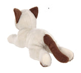 FAIRE - Bearington Plush Animals Plush Small Siamese Cat Floppy Lifelike and Loveable!
