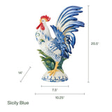 faire-fitz & floyd ceramic rooster decor Fitz & Floyd Beautiful Fine Ceramic Rooster Collection