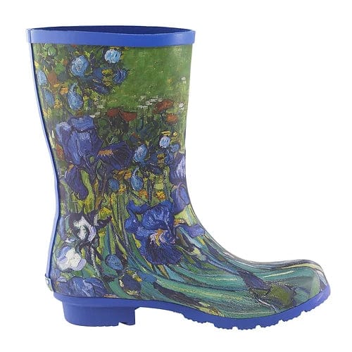 faire-galleria rain jacket Tall Boot Size  9 Van Gogh "Irises" Rain Collection