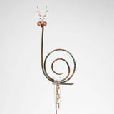Large Snail Rain Gauge Garden Stake Handmade in the USA