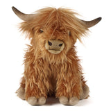 Faire-Keycraft Stuffed Animals Highland Cow Large with Sound Plush Toy