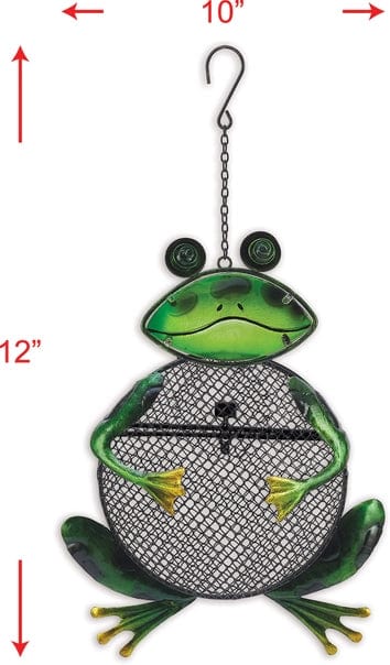 Faire: Sunset Vista Designs Bird Feeders Frog Mesh Bird Feeder