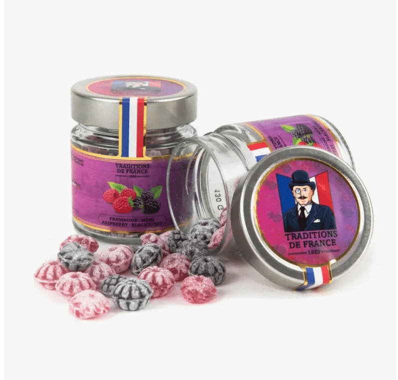 Faire-Traditions de France French Candy Handmade Authentic Handmade French Hard Candy -Fruits-Vegan