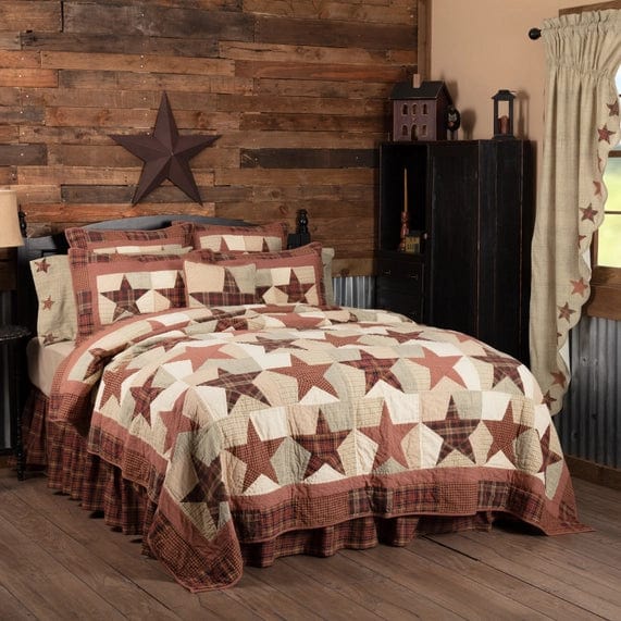 FAIRE - VHC Brands Quilt King Abilene Star Quilt Twin, Queen, King, California King