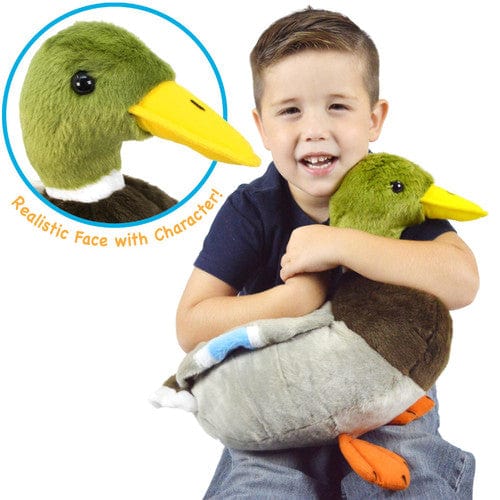 FAIRE: VIAHART Toy Co. Plush Animals Dakota the Mallard Duck-1ft long!