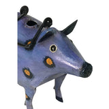 Faire-Wilco Home Pig Watering Can Patches Purple Spotted Piggy
