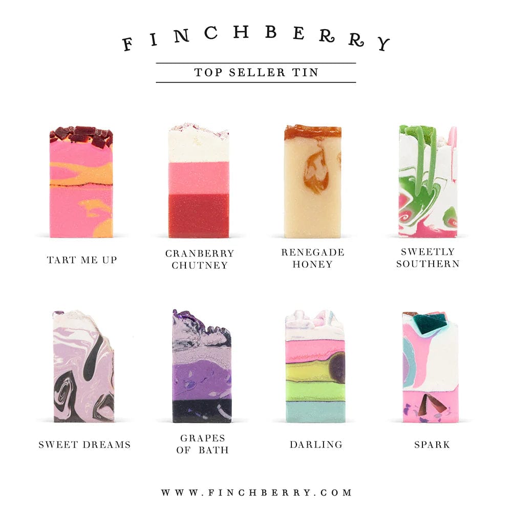 FinchBerry bar soap gift tin Finchberry Best Sellers Sampler Gift Tin