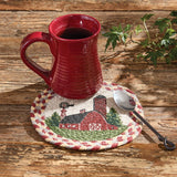 Park Designs Park Designs - Barn Printed Braided Trivet 8"