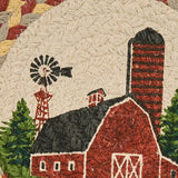 Park Designs Park Designs - Barn Printed Braided Trivet 8"