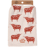 Primitives by Kathy Primitives by Kathy - Cows Make Me Happy Kitchen Towel