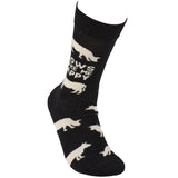 Primitives by Kathy Primitives by Kathy - Cows Make Me Happy Socks