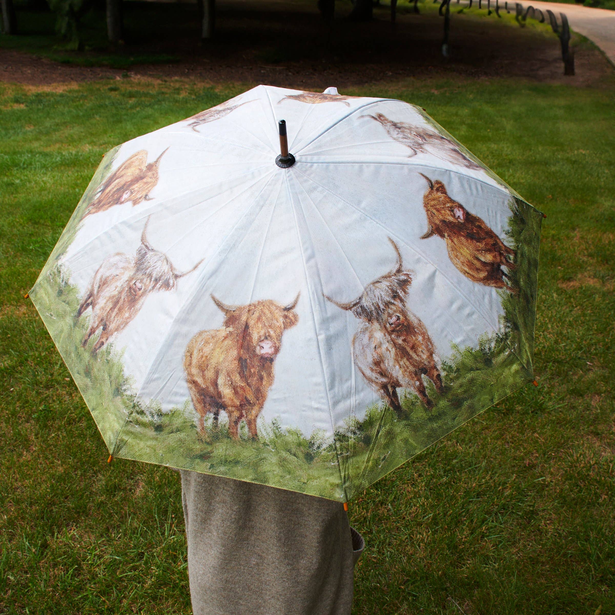 Primitives by Kathy Primitives by Kathy - Highland Cows Umbrella