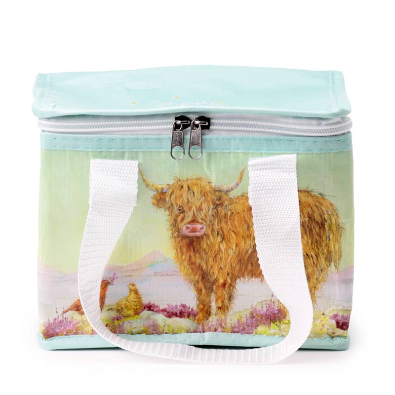 Puckator Ltd Puckator Ltd - Recycled RPET Lunch Bag - Jan Pashley Highland Coo Cow