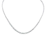 Sonara Diamond Necklace 14K White Gold Graduated Natural Diamond Tennis Necklaces 14K Gold BEST BUY!