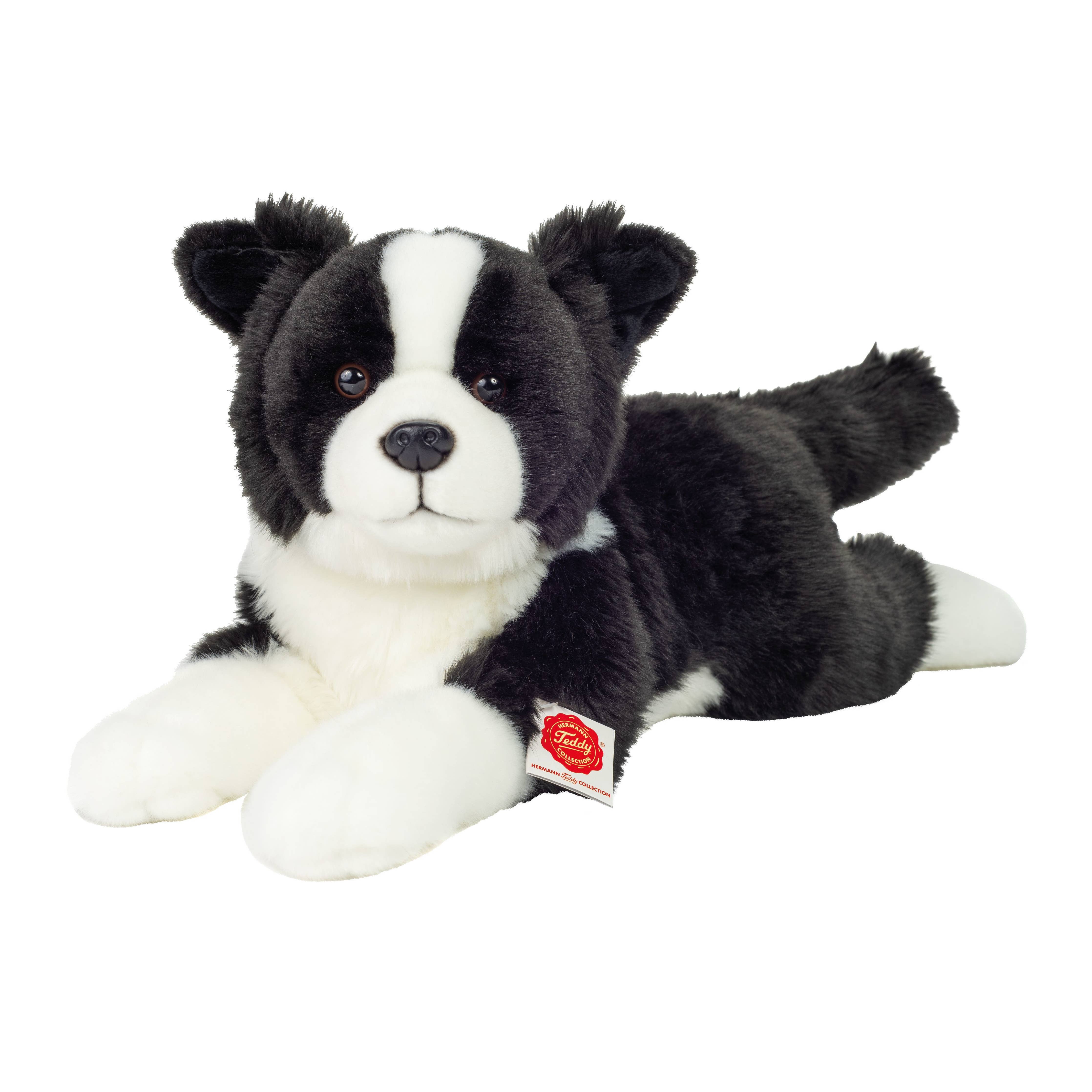 Teddy Hermann Teddy Hermann - Border Collie lying 45 cm - plush toy - soft toy