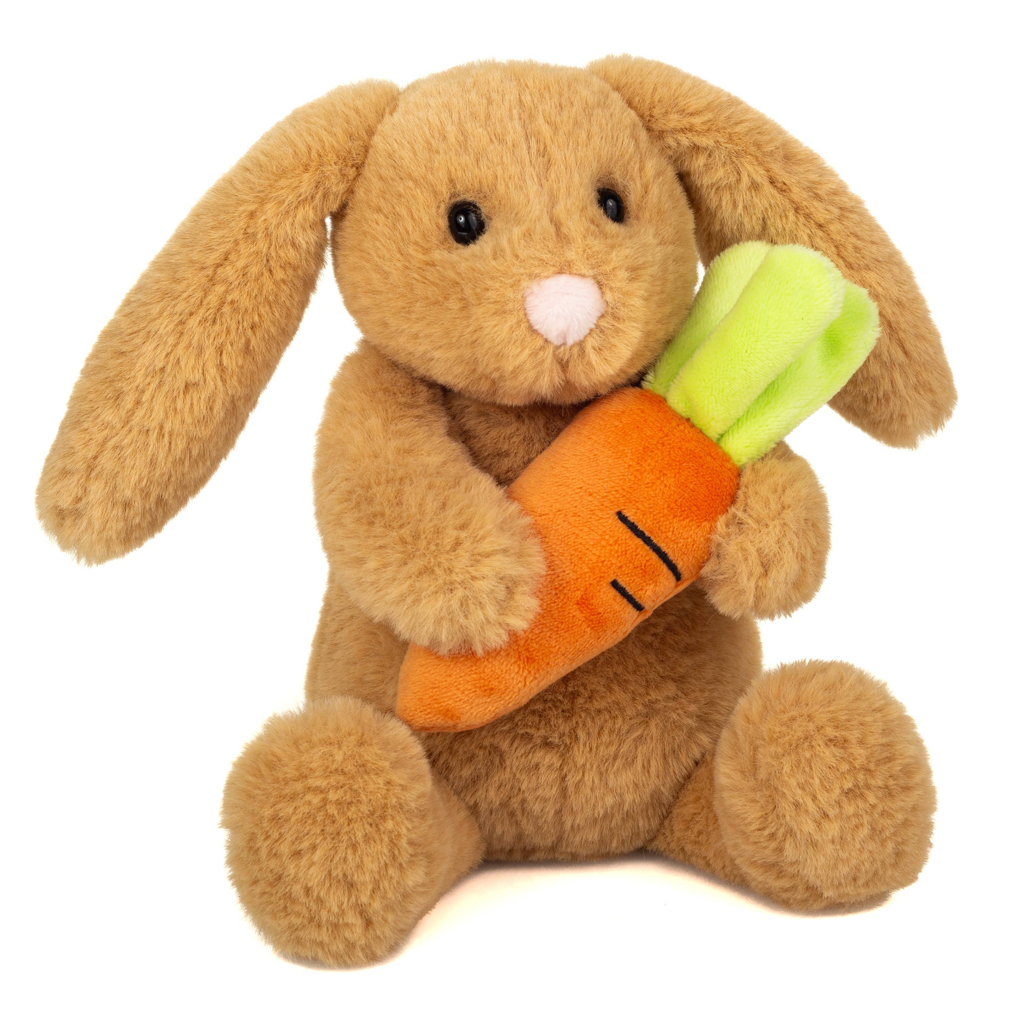 Teddy Hermann Teddy Hermann - Bunny Lilly with Carrot 23 cm - Plush Toy - Stuffed Animal