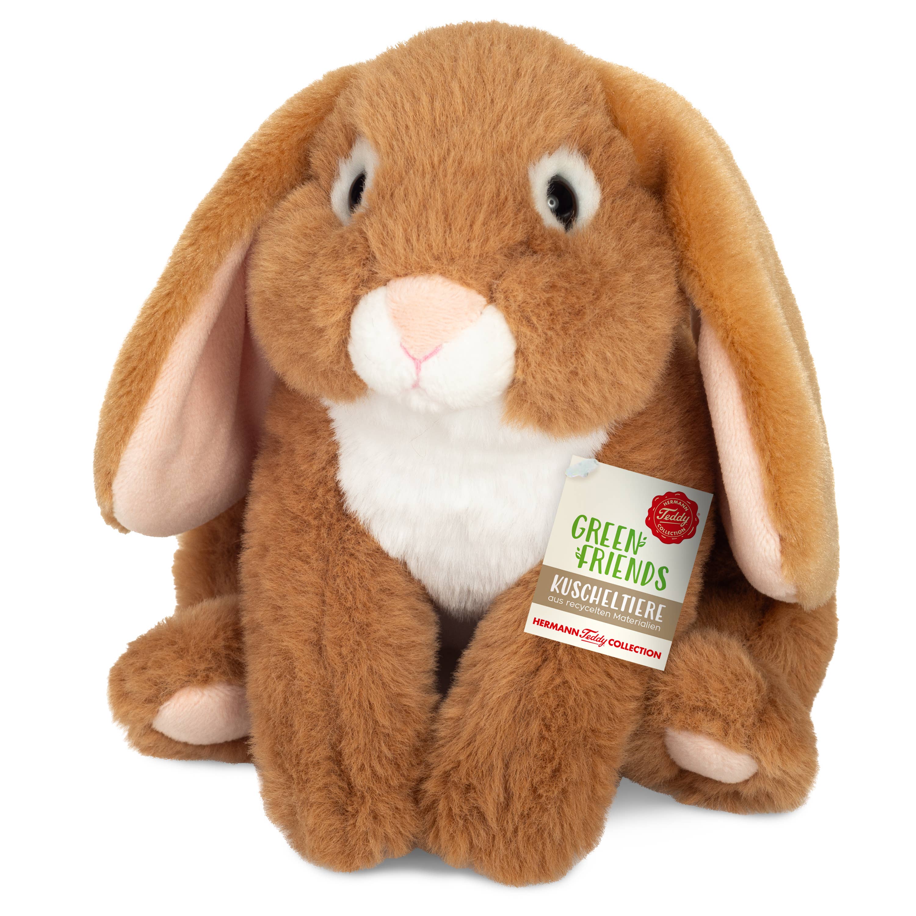 Teddy Hermann Teddy Hermann - Bunny nougat 19 cm - Plush toy - Stuffed animal