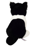 Teddy Hermann Teddy Hermann - Cat sitting black and white 20 cm - Plush toy - Stuffed animal