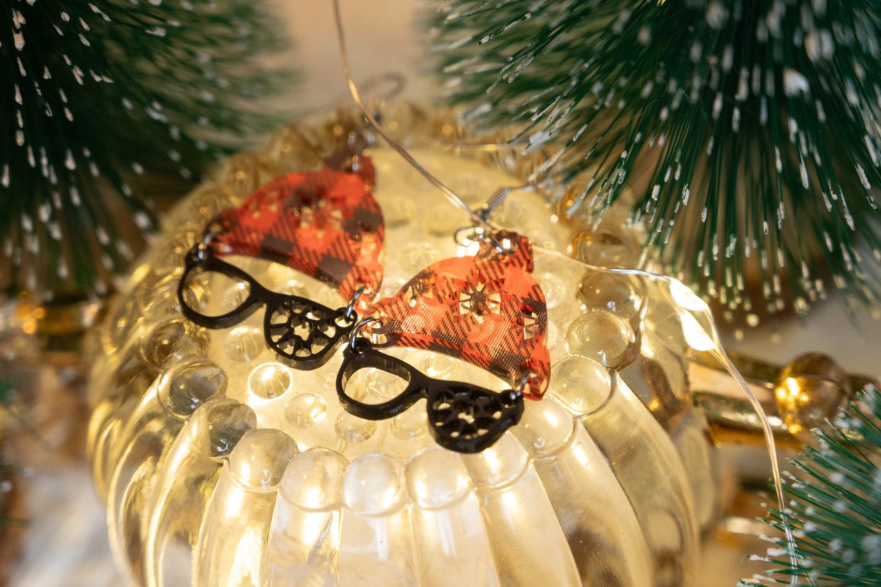 The Pink Pigs Acrylic Earrings Christmas Story Earrings - You'll Shoot Your Eye Out!