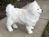 The Pink Pigs Plush Animals JoJo Our Life Size Samoyed Plush Dog