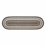 VHC Brands VHC Brands - Floral Vine Jute Rug/Runner Oval w/ Pad 24x78