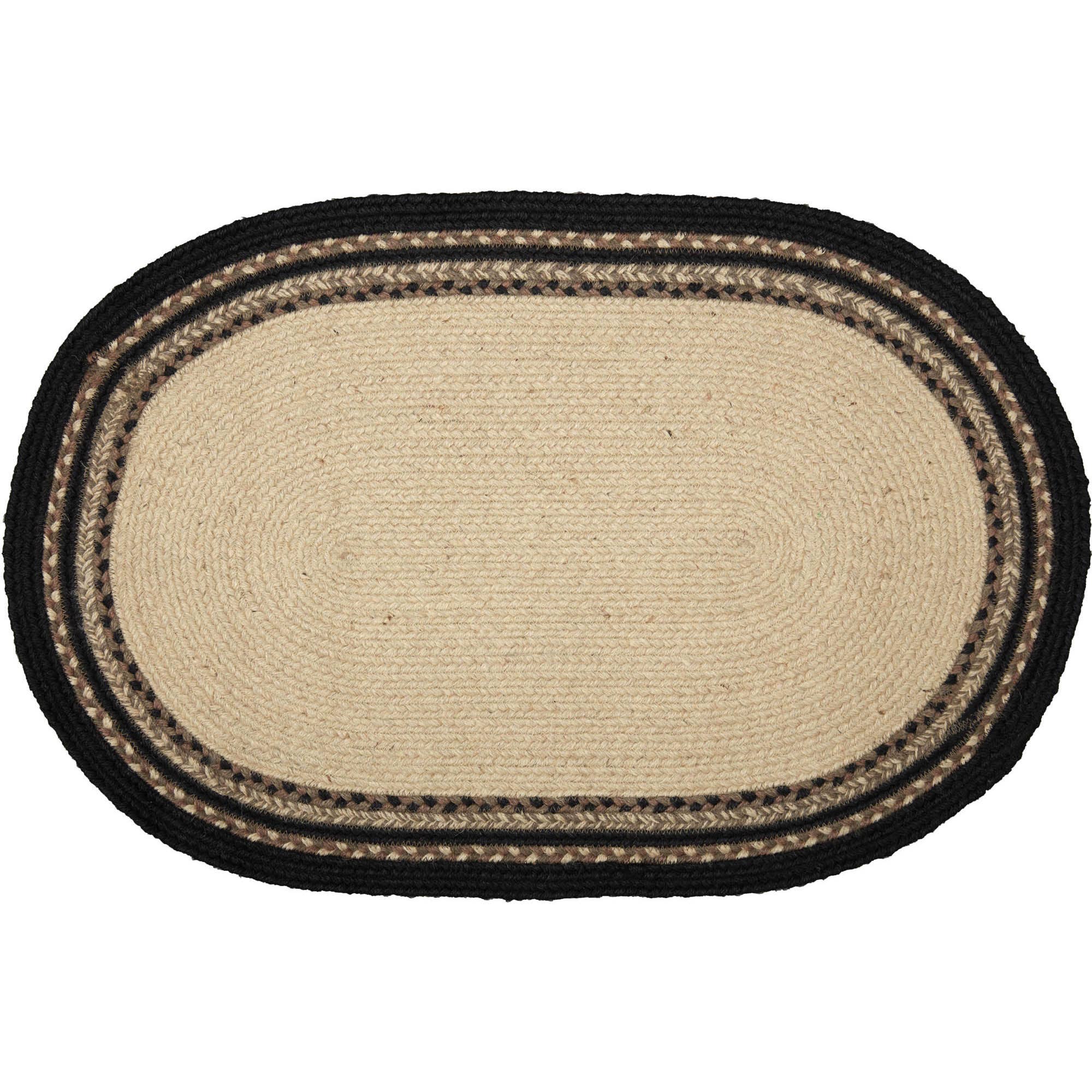 VHC Brands VHC Brands - Sawyer Mill Charcoal Poultry Jute Rug Oval 20x30