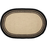 VHC Brands VHC Brands - Sawyer Mill Charcoal Poultry Jute Rug Oval 20x30