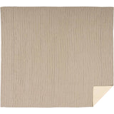VHC Brands VHC Brands - Sawyer Mill Charcoal Ticking Stripe Quilt California King Coverlet 130Wx115L