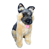 German Shepherd Sitting with Black Face Small 24cm/9.5