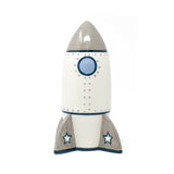 Rocket Ship-Cutest Piggy Banks for Kids Hand Painted*