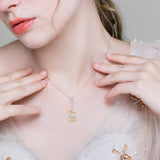 Alibaba - Bella Fine Fashion Jewelry-Necklace Guitar Necklace for the Rock and Rollers! 2-Tone Sterling Silver and 18k Gold Finish