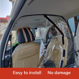 Alibaba Black Uber or Taxi Driver Clear Vehicle Protective Shield Curtain