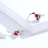 Alibaba Fine Fashion Jewelry-Earrings Colorful Koi Earrings & Charm-Beautiful Sterling Silver Fish Earrings!!