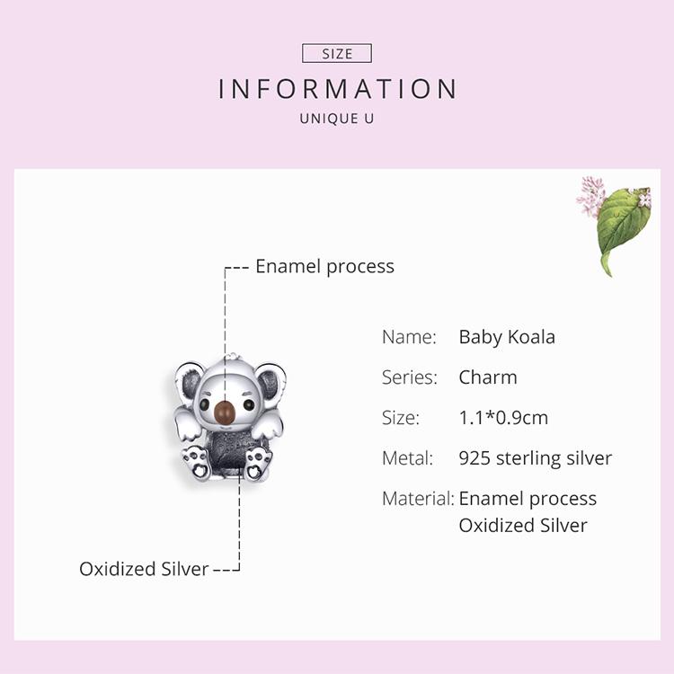 Alibaba Fine Fashion Jewelry-Necklace Koala Jewelry!  Necklace, Rings, Charms and Earrings Beautiful Sterling Silver for Koala Bear Lovers!