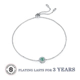 Alibaba - Koko moissanite necklace Blue / Bracelet Moissanite Halo Jewelry 1ct Center Stone, 925 Sterling Silver Colors Available!