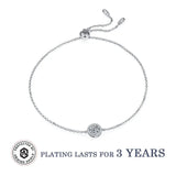 Alibaba - Koko moissanite necklace Clear / Bracelet Moissanite Halo Jewelry 1ct Center Stone, 925 Sterling Silver Colors Available!