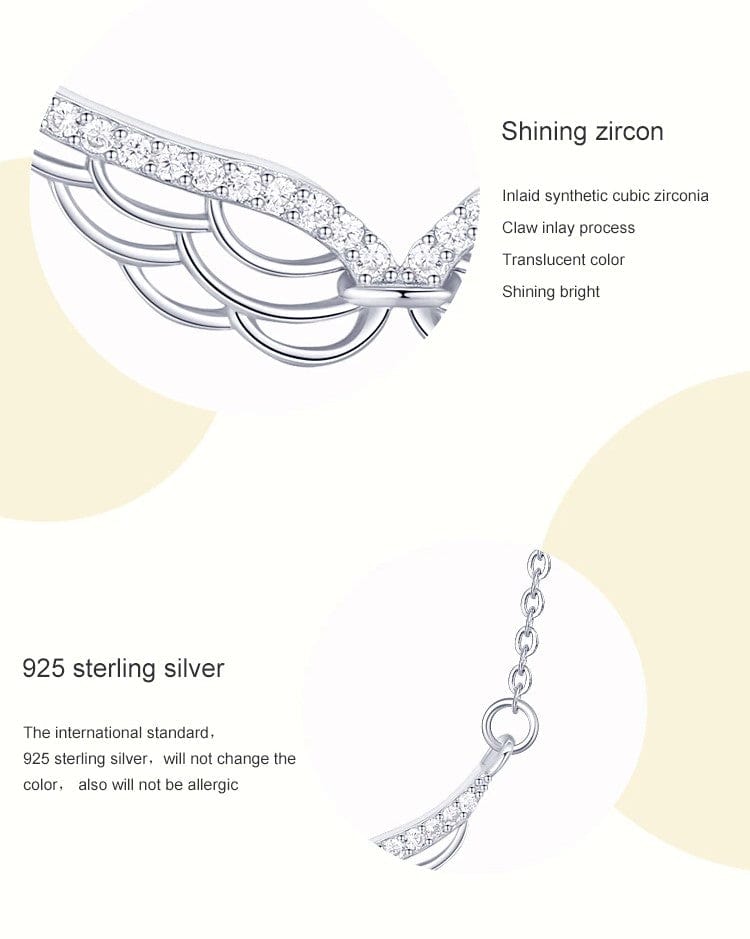 AliExpress Angel Wings Necklace Angel Wings Bar Necklace Sterling Silver Dainty