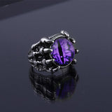 AliExpress Fashion Ring Purple Colorful Eye in Bony Claws Ring- 4 Colors!  Very Cool!